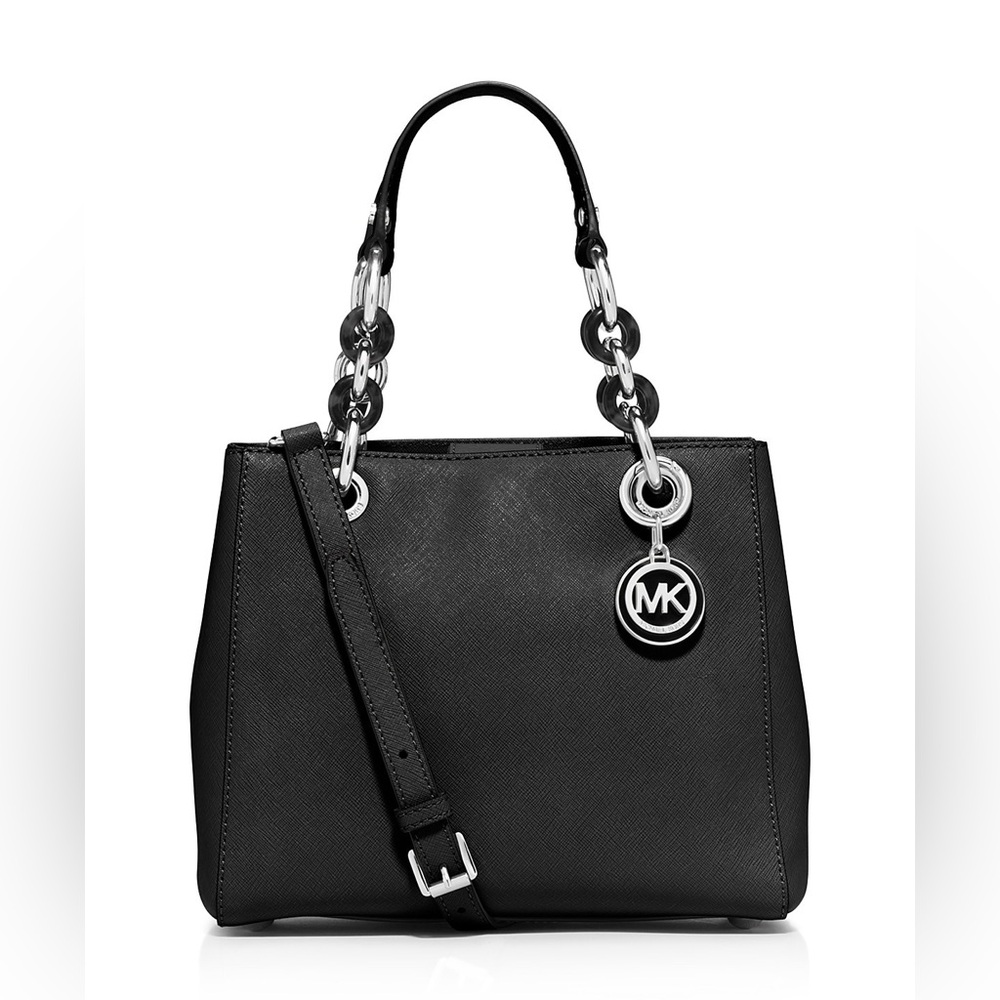 Michael Kors Small Cynthia Satchel Black